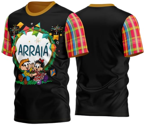 Arte Estampa Camisa Festa Junina Arraiá 2025