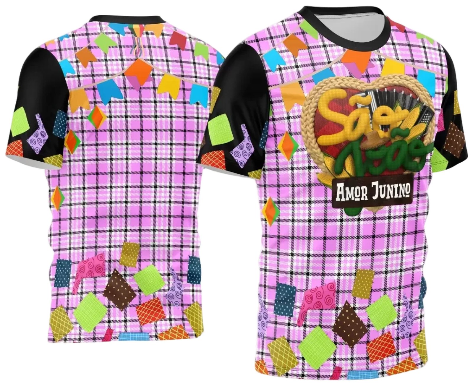 Arte Estampa Camisa Festa Junina Arraiá 2025