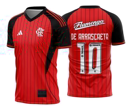 Arte Estampa Camisa Flamengo Passeio CWC 2025 - 2026