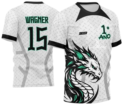 Arte Estampa Camisa InterClasse 2024 Dragão