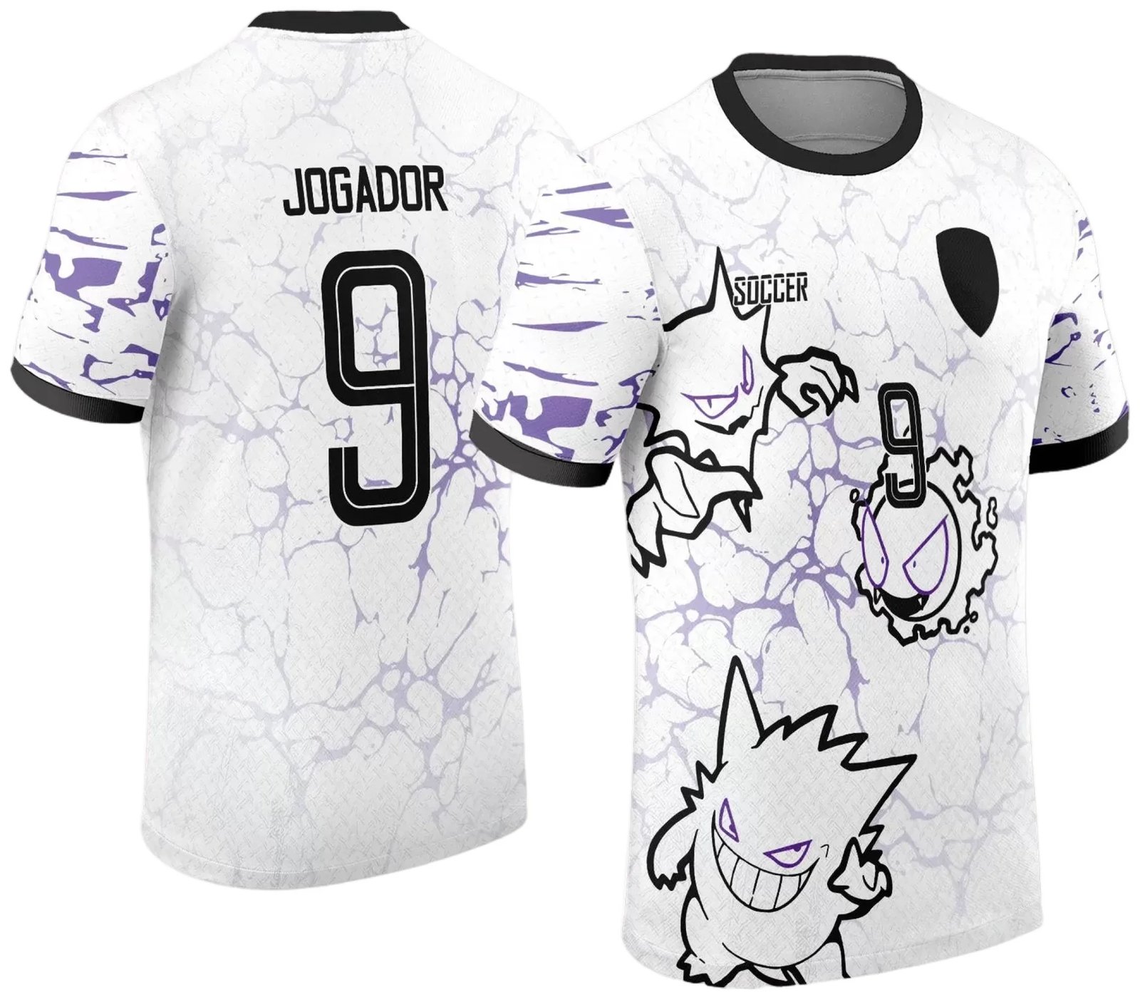 Arte Estampa Camisa InterClasse 2024 Gengar