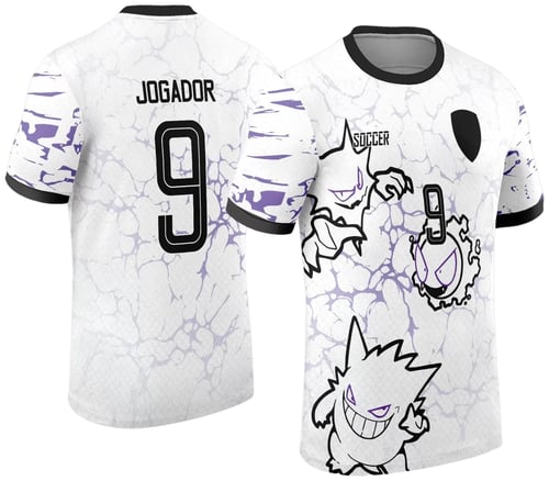 Arte Estampa Camisa InterClasse 2024 Gengar