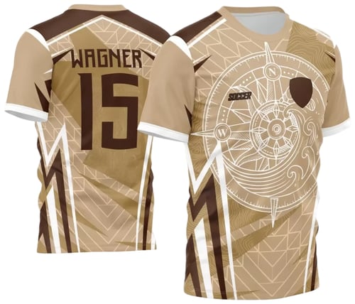 Arte Estampa Camisa InterClasse 2024 Rosa dos Ventos