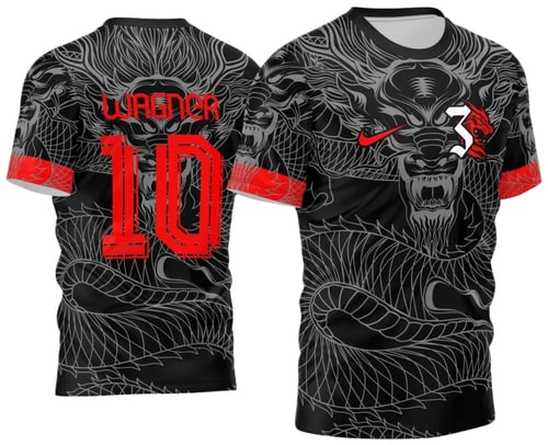 Arte Estampa Camisa Interclasse - Jogos Internos - 2024 - Dragão