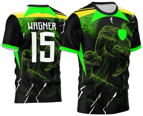 Arte Estampa Camisa Interclasse Velociraptor 2024
