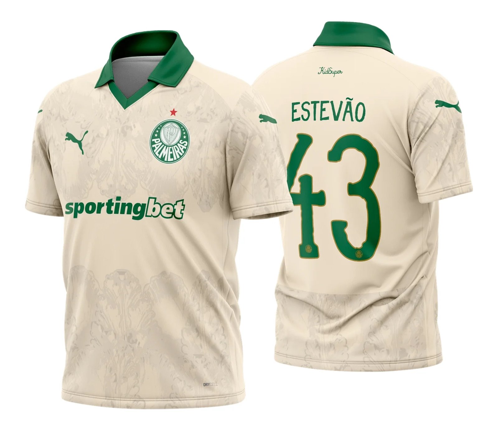 Arte Estampa Camisa Palmeiras Reserva CWC 2025 - 2026