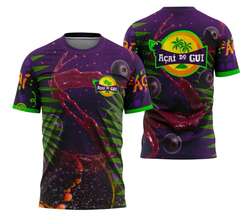 Arte Camisa Açaí - Profissão