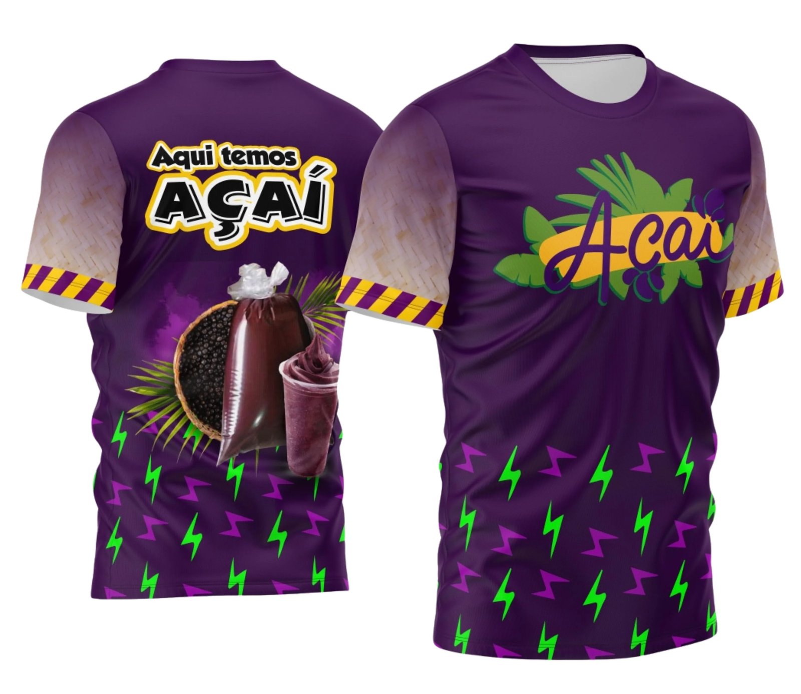 Arte Camisa Açaí - Profissão