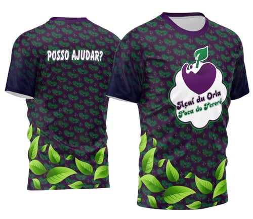 Arte Camisa Açaí - Profissão