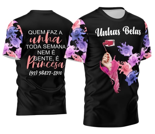 Arte Camisa Manicure - Profissão