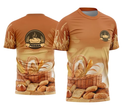 Arte Camisa Padeiro Padaria - Profissão