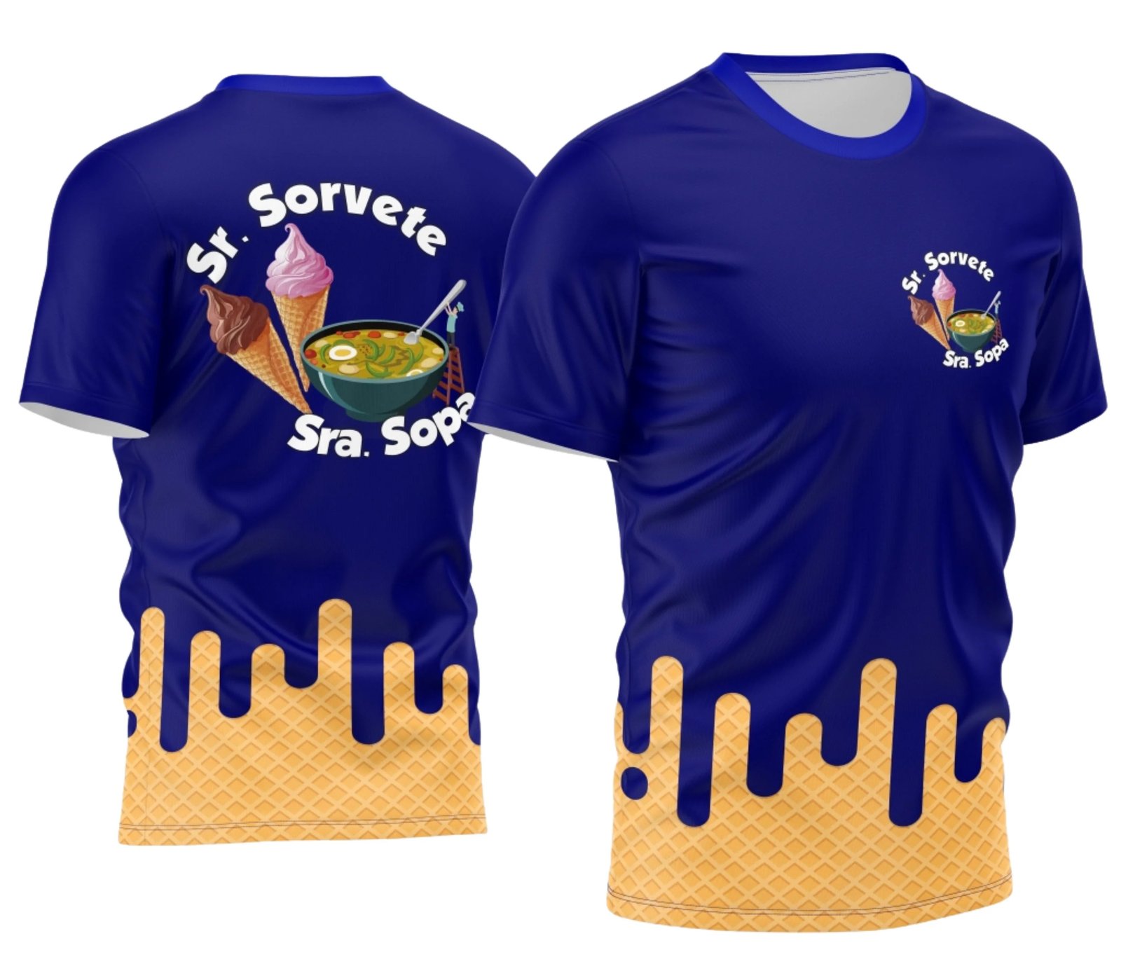 Arte Estampa Camisa Profissão - Sorveteria