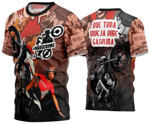 Arte Estampa Camisa Quebrada 2024