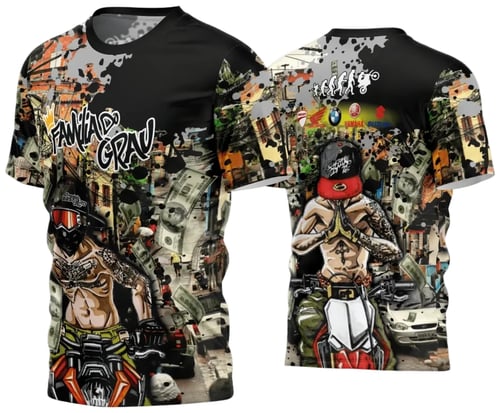 Arte Estampa Camisa Quebrada 2024