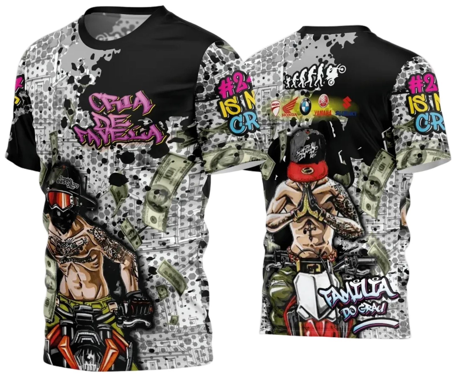 Arte Estampa Camisa Quebrada 2024