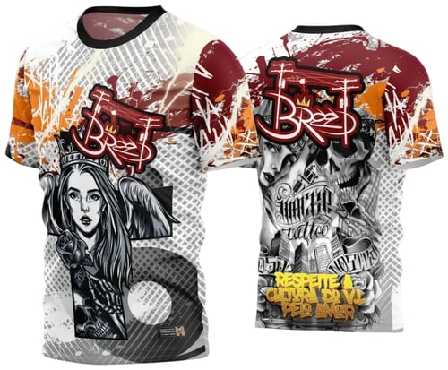 Arte Estampa Camisa Quebrada 2024