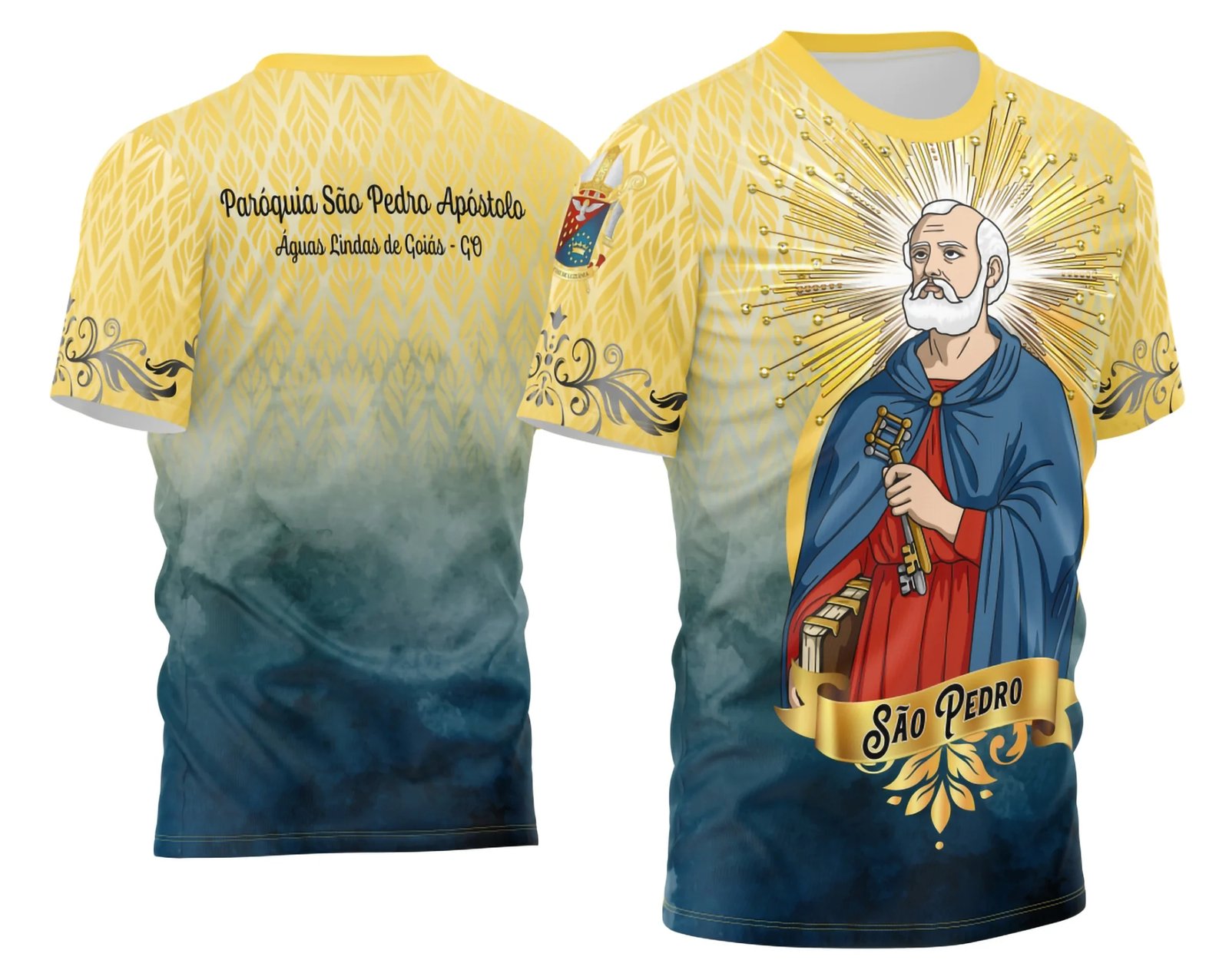 Arte Estampa Camisa Religião 2026 - São Pedro