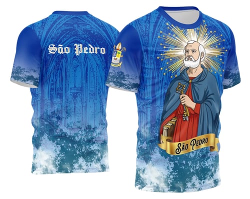 Arte Estampa Camisa Religião 2026 - São Pedro