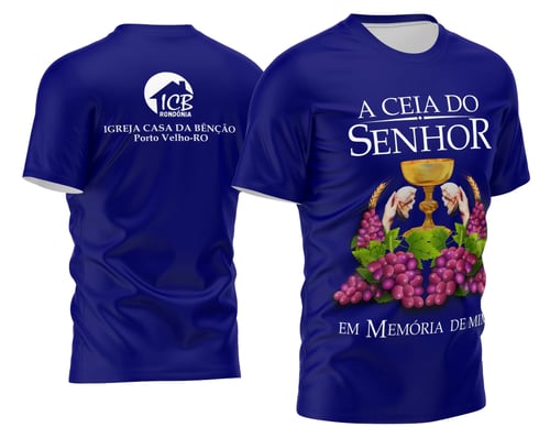 Arte Camisa Ceia do Senhor - Religião