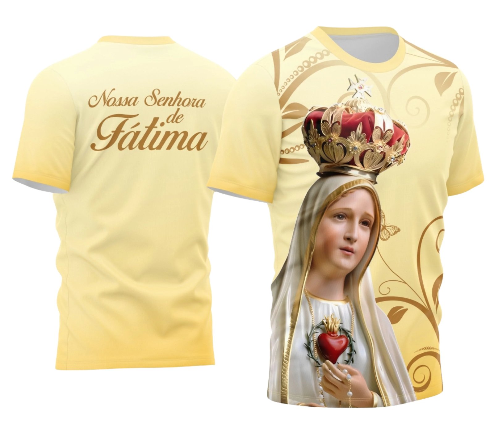 Arte Camisa Nossa Senhora de Fátima - Religião