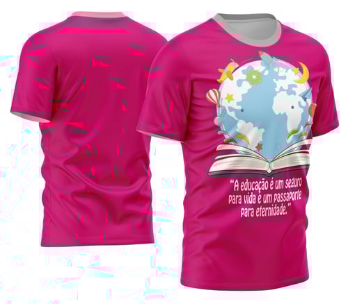 Arte Camisa Professora Personalizada