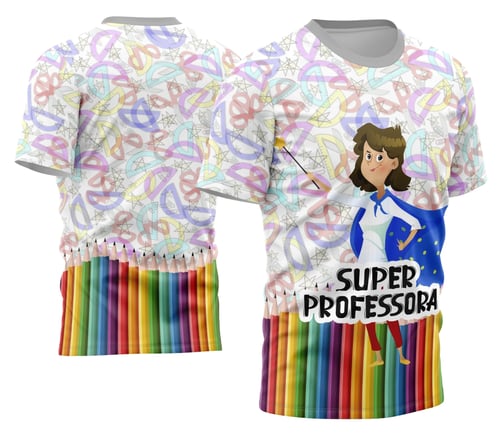 Arte Camisa Professora Personalizada