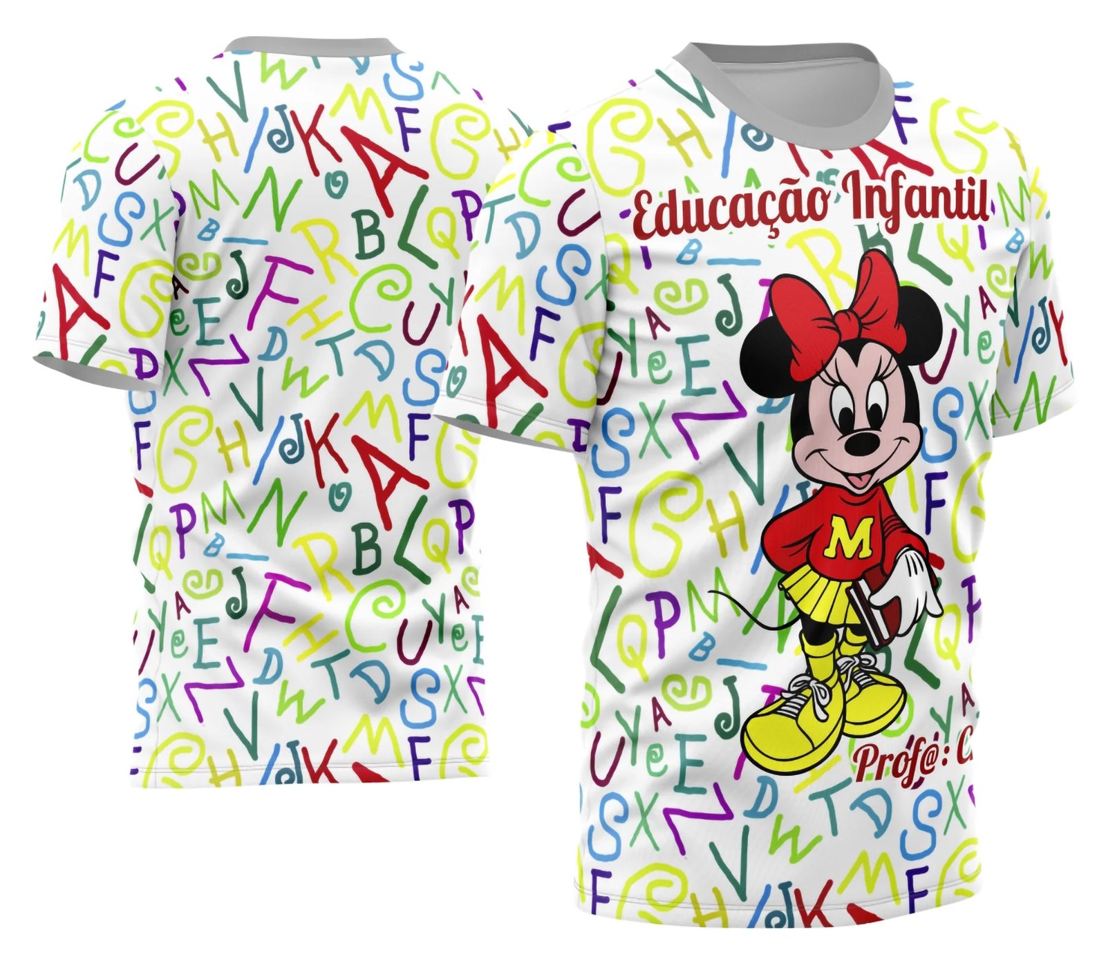Arte Camisa Professora Personalizada
