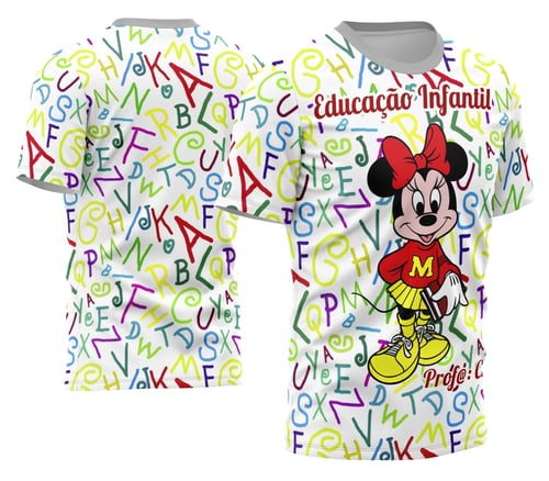 Arte Camisa Professora Personalizada