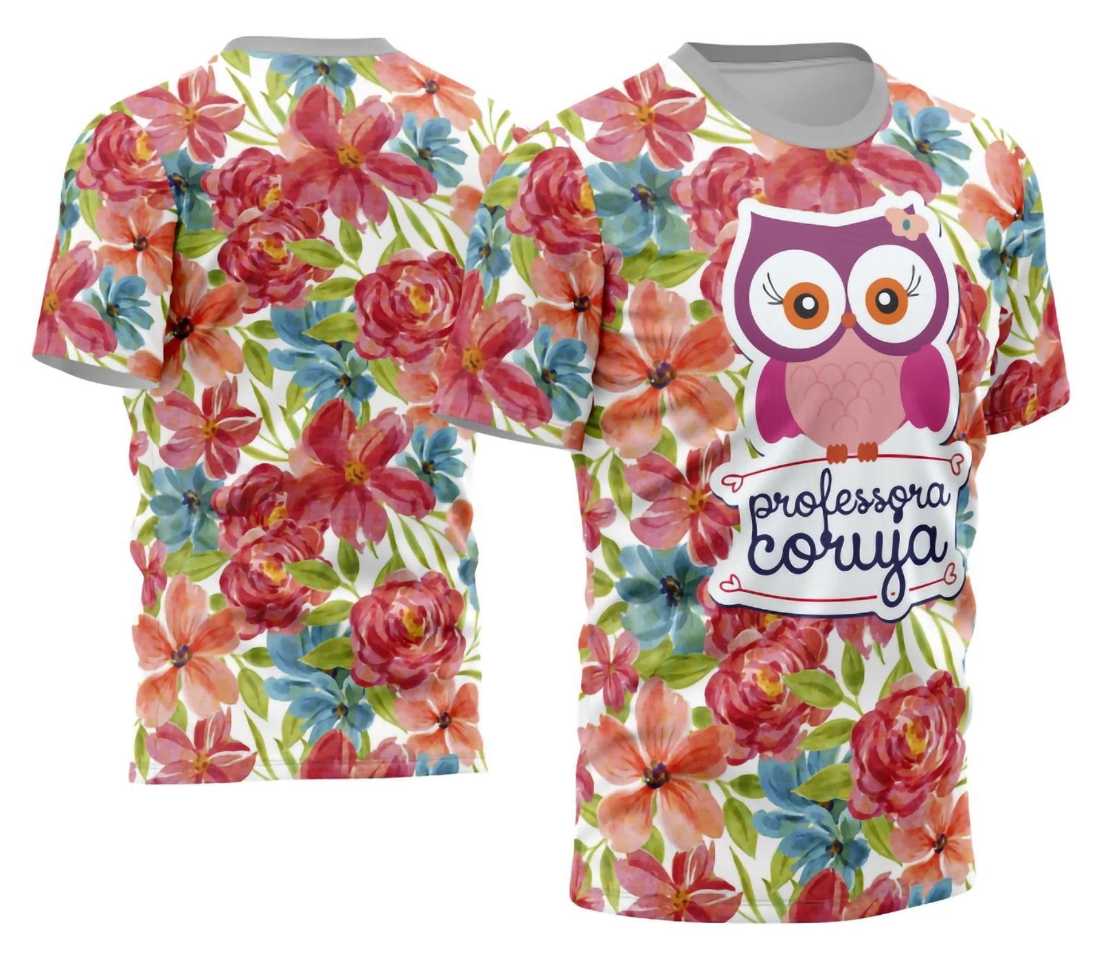 Arte Camisa Professora Personalizada