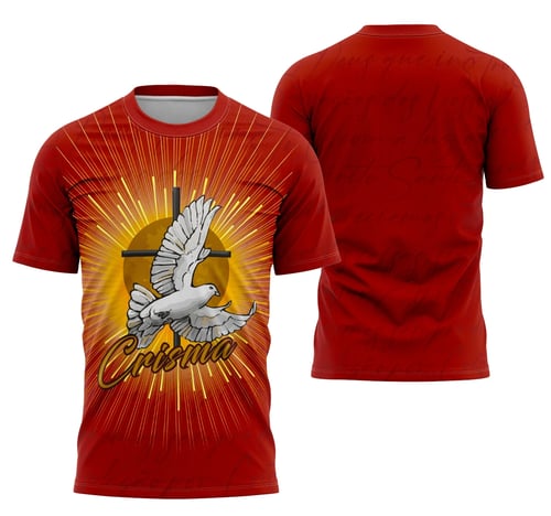 Camisa Crisma Espírito Santo Religião 2026