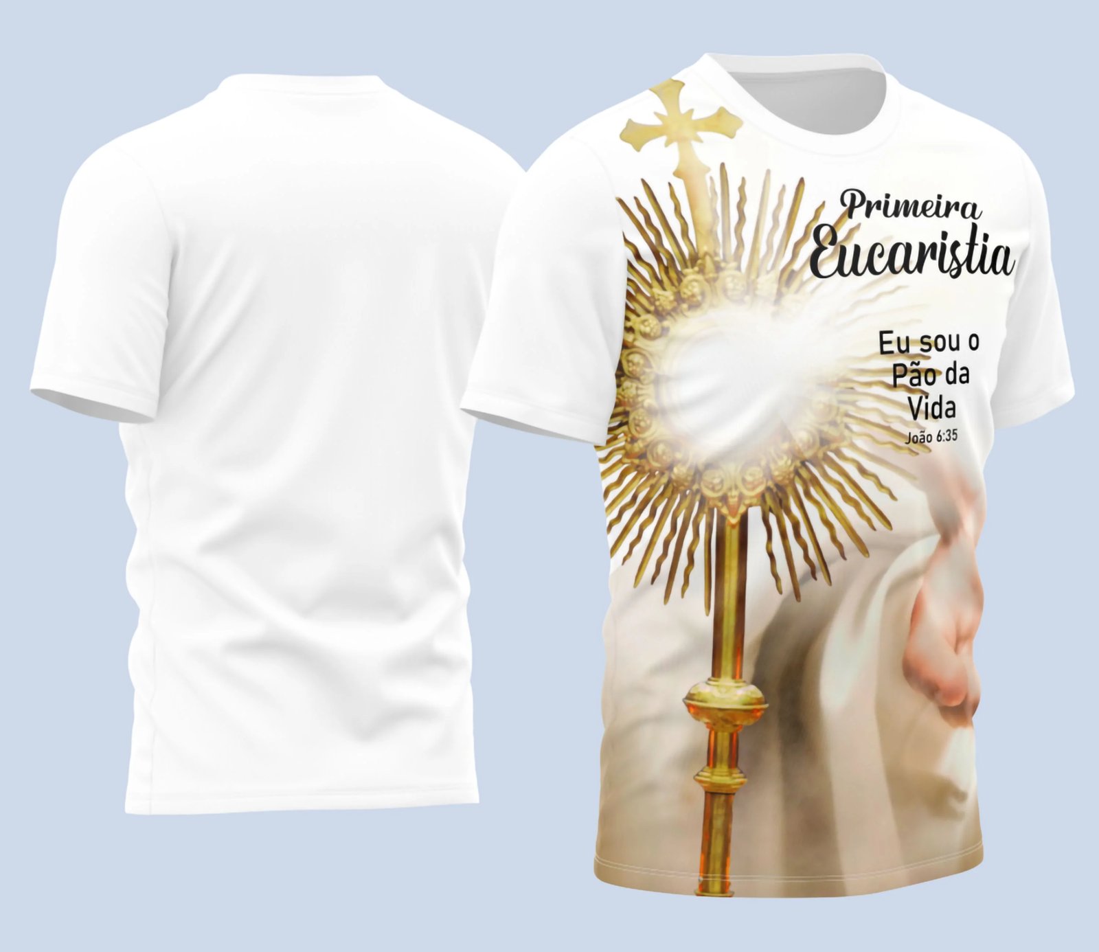 Arte Estampa Religião - Eucaristia Primeira Comunhão