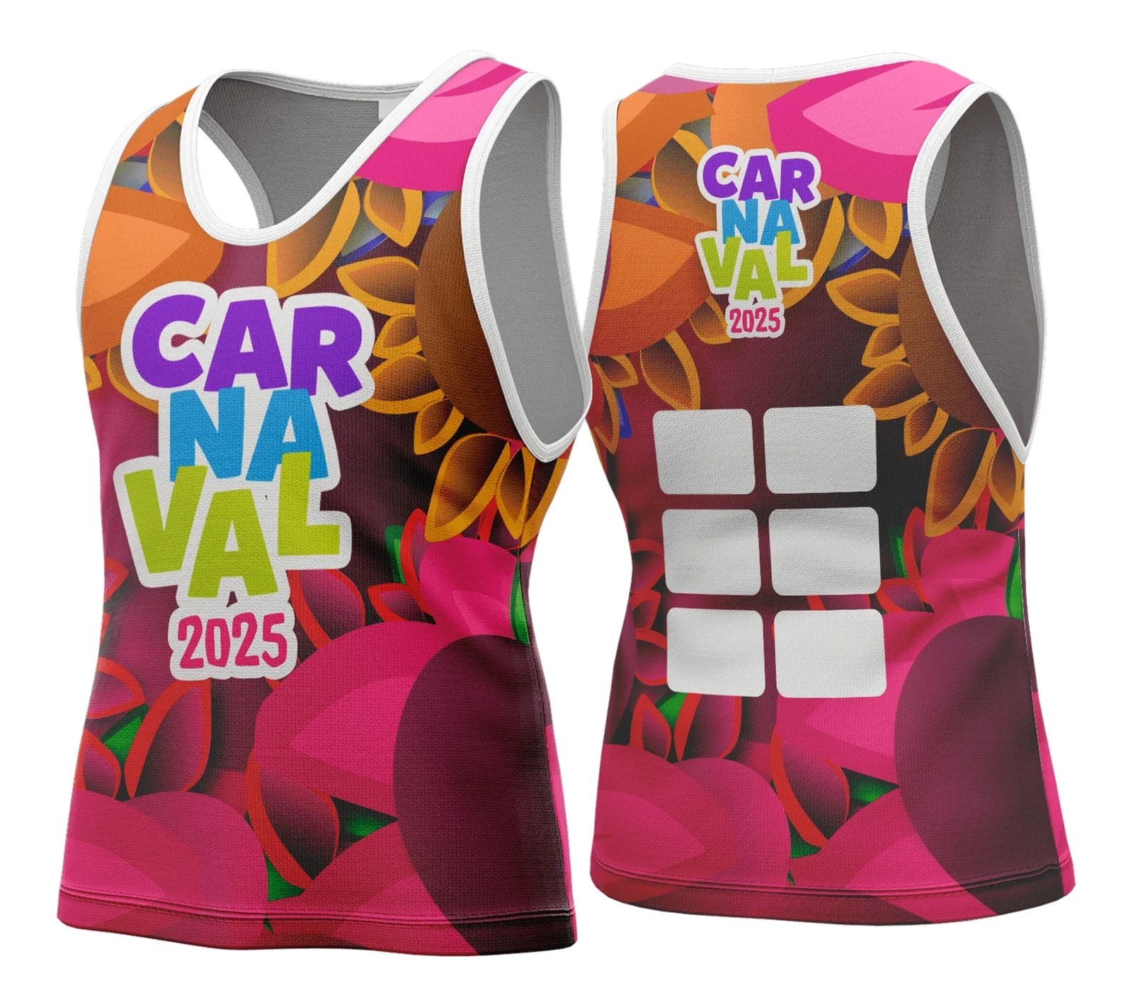 Arte Vetor Camisa Abadá de Carnaval 2026 - Modelo 101