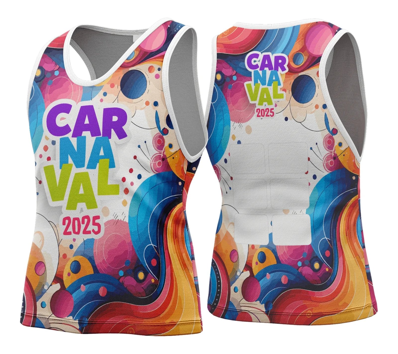 Arte Vetor Camisa Abadá de Carnaval 2026 - Modelo 102