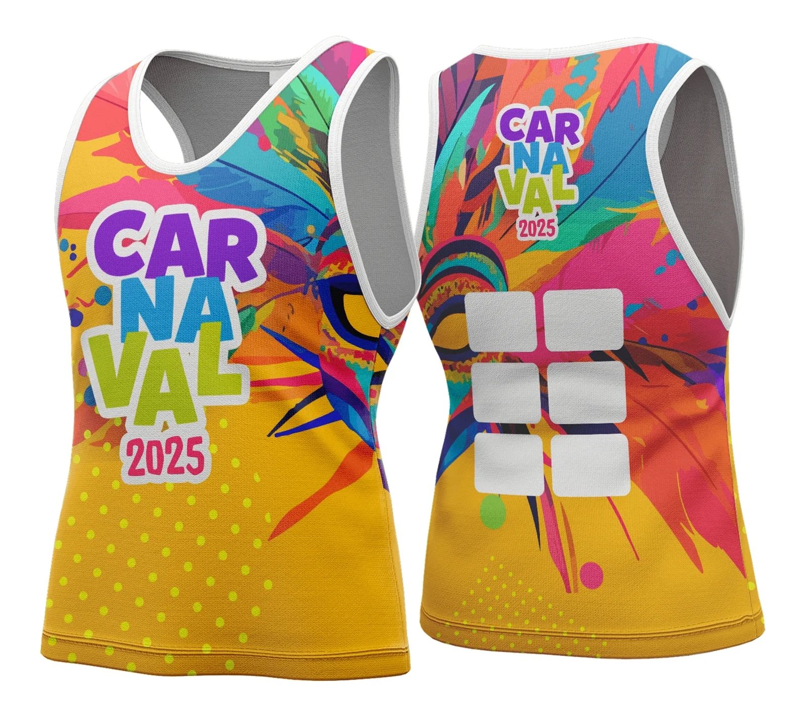 Arte Vetor Camisa Abadá de Carnaval 2026 - Modelo 105