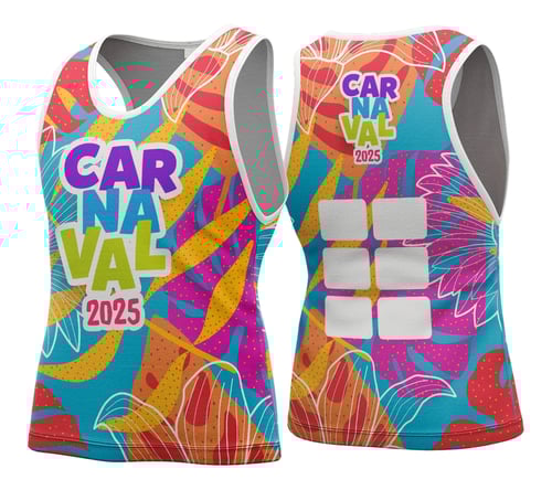 Arte Vetor Camisa Abadá de Carnaval 2026 - Modelo 106