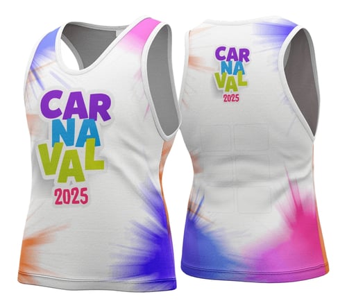 Arte Vetor Camisa Abadá de Carnaval 2026 - Modelo 109