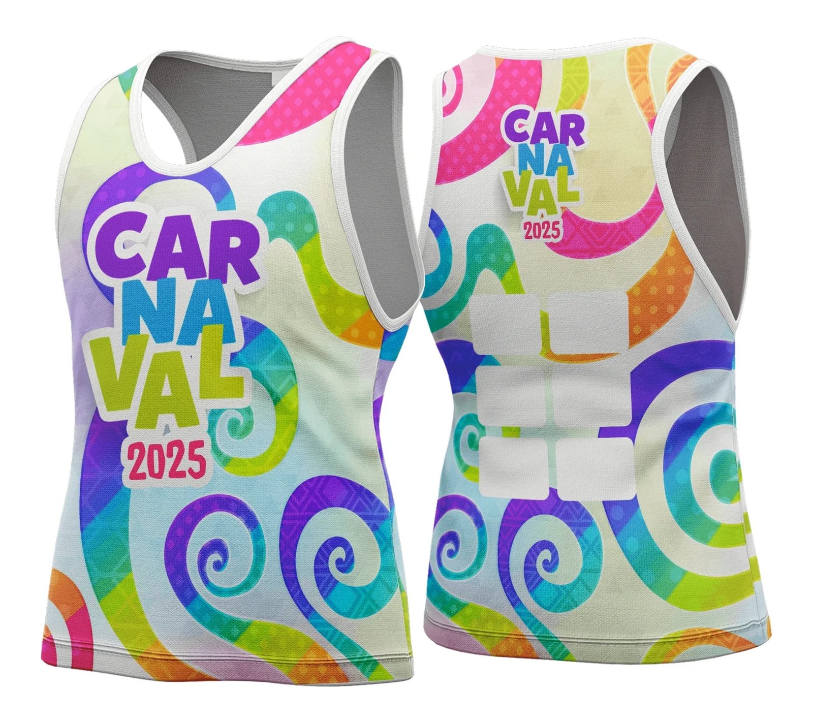Arte Vetor Camisa Abadá de Carnaval 2026 - Modelo 113