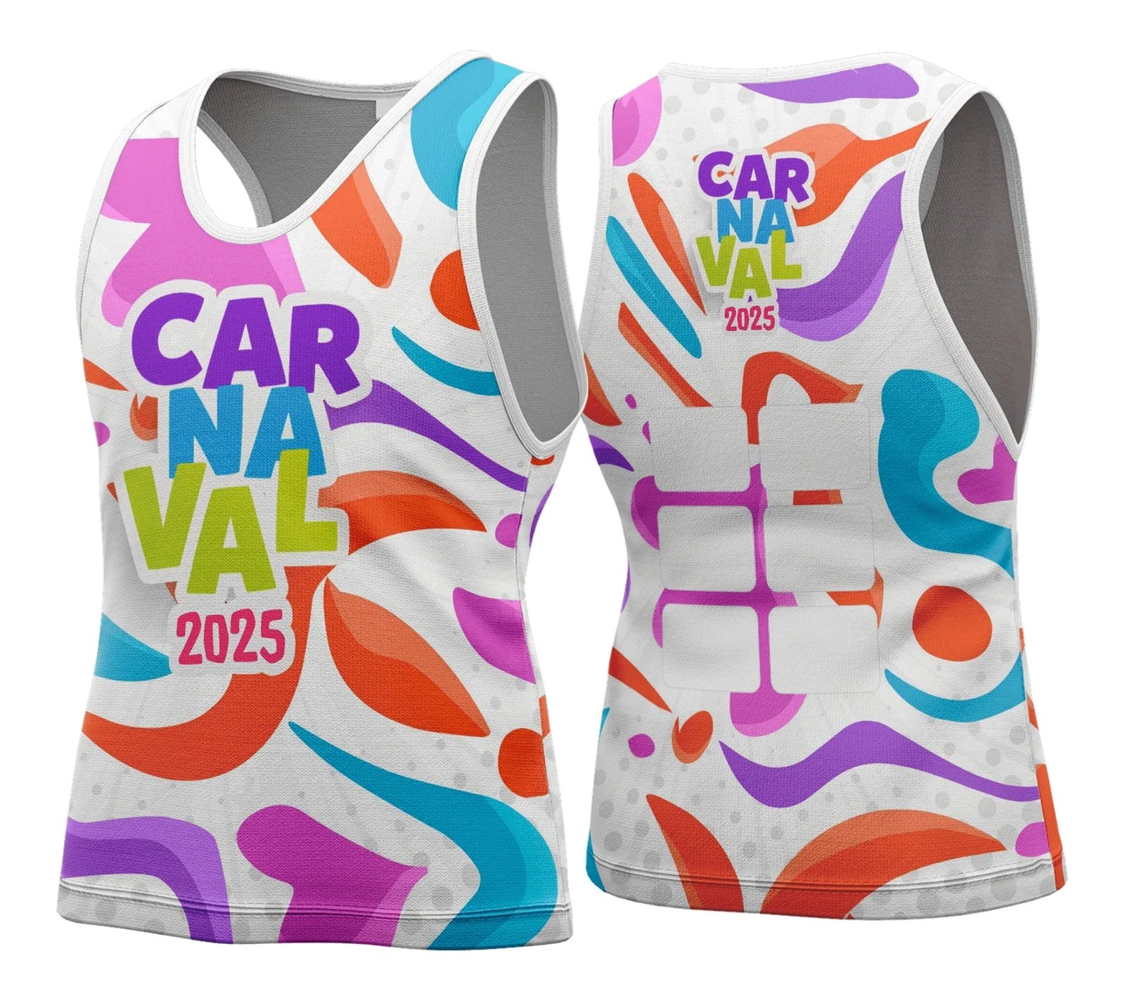 Arte Vetor Camisa Abadá de Carnaval 2026 - Modelo 114