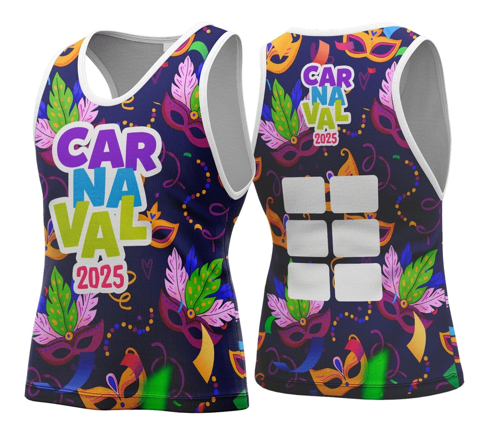Arte Vetor Camisa Abadá de Carnaval 2026 - Modelo 117
