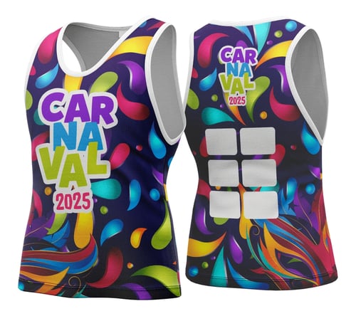 Arte Vetor Camisa Abadá de Carnaval 2026 - Modelo 122