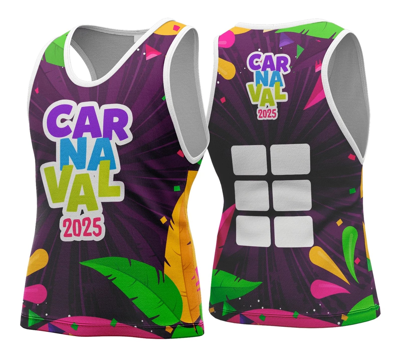 Arte Vetor Camisa Abadá de Carnaval 2026 - Modelo 123