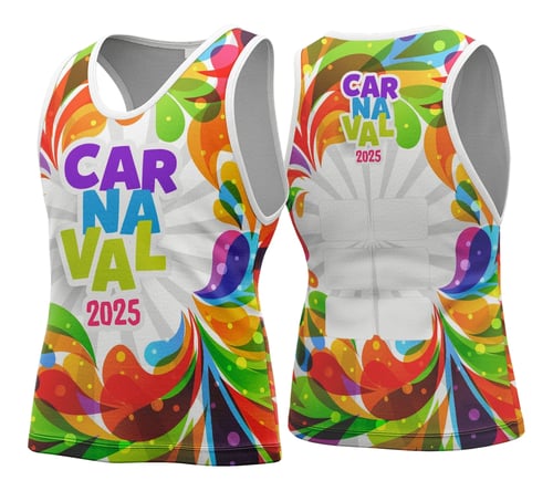 Arte Vetor Camisa Abadá de Carnaval 2026 - Modelo 128