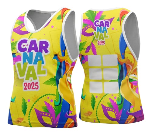 Arte Vetor Camisa Abadá de Carnaval 2026 - Modelo 135