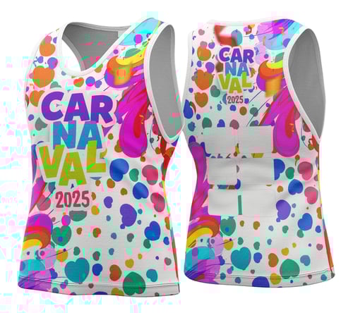 Arte Vetor Camisa Abadá de Carnaval 2026 - Modelo 140
