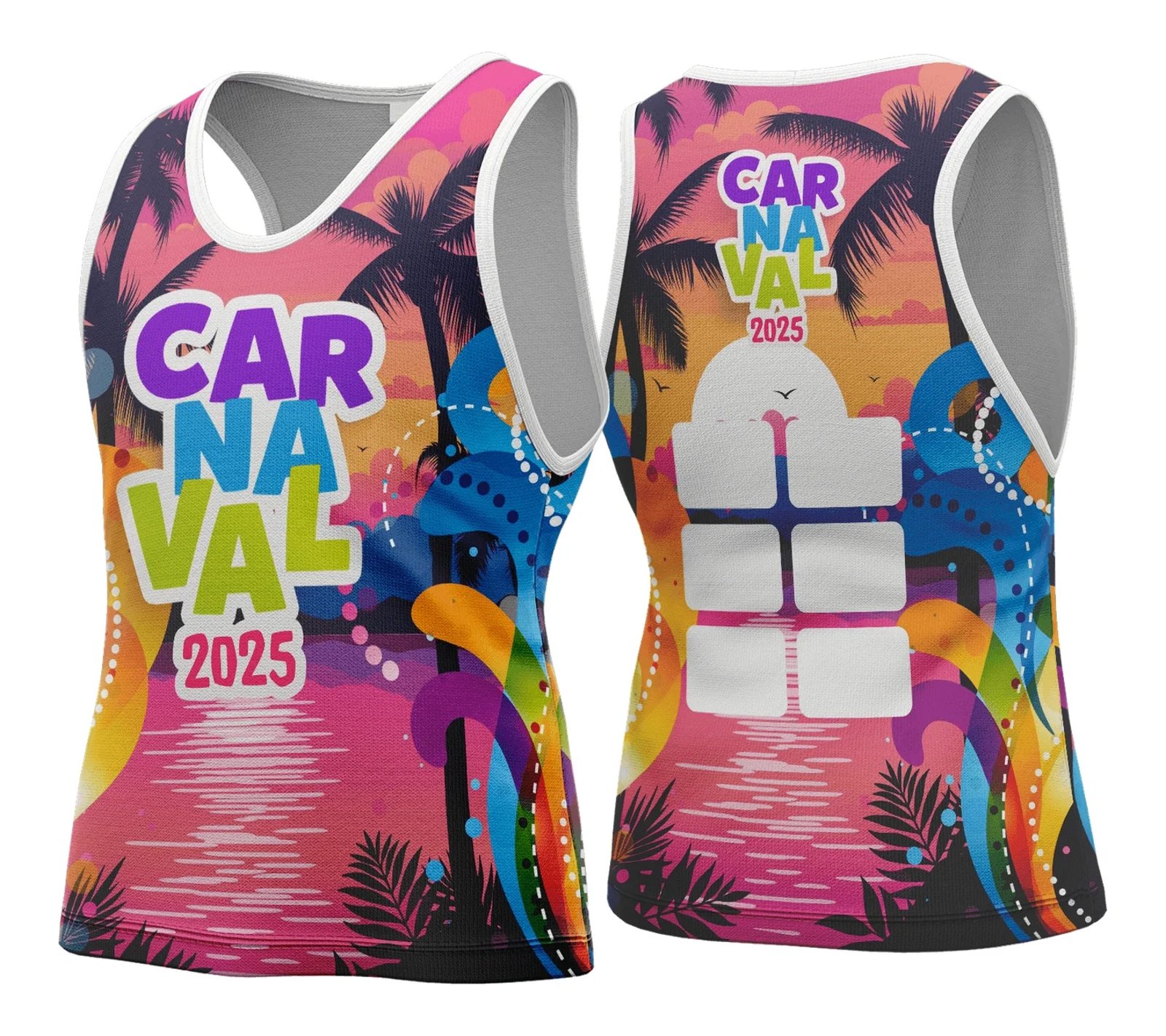 Arte Vetor Camisa Abadá de Carnaval 2026 - Modelo 141