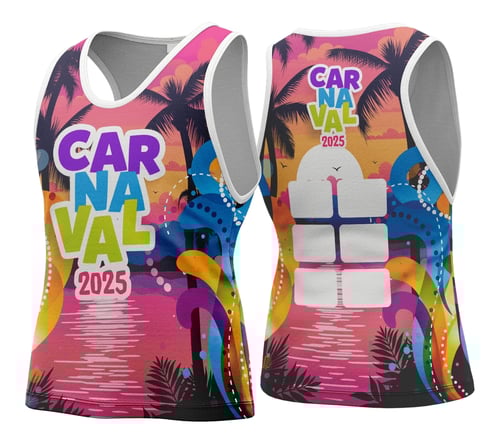 Arte Vetor Camisa Abadá de Carnaval 2026 - Modelo 141