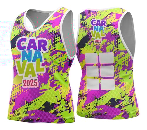 Arte Vetor Camisa Abadá de Carnaval 2026 - Modelo 159