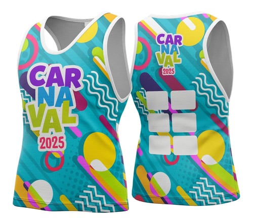 Arte Vetor Camisa Abadá de Carnaval 2026 - Modelo 162