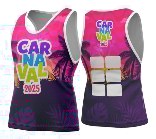 Arte Vetor Camisa Abadá de Carnaval 2026 - Modelo 164
