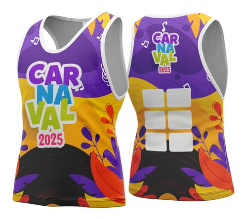 Arte Vetor Camisa Abadá de Carnaval 2026 - Modelo 165